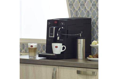 NIVONA Cafe Romatica 6 Series NICR 660 - Machine à café automatique avec mousseur à lait - 15 bar - noir mat/chrome