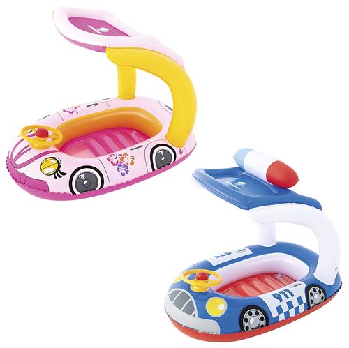 Bateau gonflable avec Pare-soleil 98 x 66 ( Décors assortis )