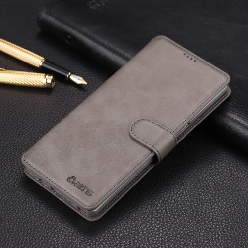 Etui en PU avec support gris pour votre Samsung Galaxy Note 8 N950