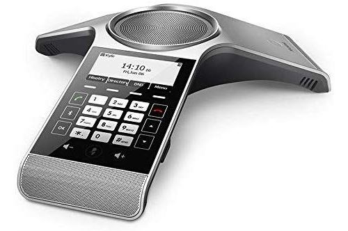 Yealink CP930W - Téléphone VoIP de conférence - avec Interface Bluetooth - IP-DECT - à 5 voies capacité d appel - SIP, SIP v2, SRTP - Argent spatial