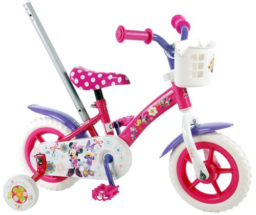 Volare Minnie Mouse Vélo Fille 10 pouces Fille Transition Rose