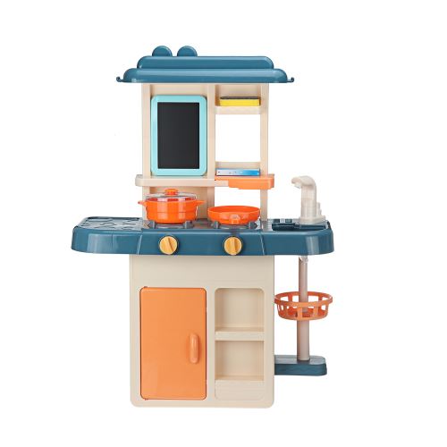 42PCS Kitchen Playset Pretend Play Toy Cooking Set With 167-vert bois
