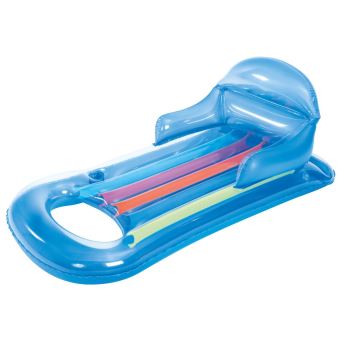 matelas gonflable plage piscine bestway designer lounge tr bleu bleu taille uni ref 94924 equipements de piscine achat prix fnac