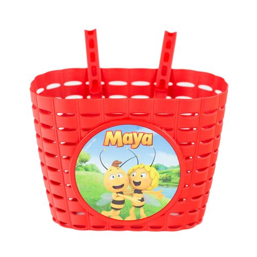 Studio 100 panier à vélo pour enfants Maya de Bij junior 20 cm rouge
