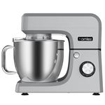 Homlee 1800W Robot Pâtissier ​Haut-Puissance Robot de cuisine Robot pétrin multifonction avec Bol 6.5L , Batteur, Fouet, Crochet