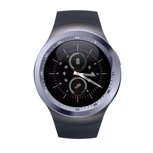 Montre Bracelet Intelligente Blueetooth Téléphone Ecran Tactile SF-Y1 (Noir)