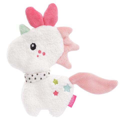 Fehn Aiko & Yuki peluche licorne en peluche 17 cm blanc