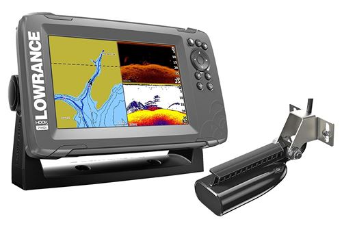 Lowrance 000–14023–001 Hook2 Split Shot HID, poisson Finder et carte Traceur, 17,78 cm (7 pouces) Noir