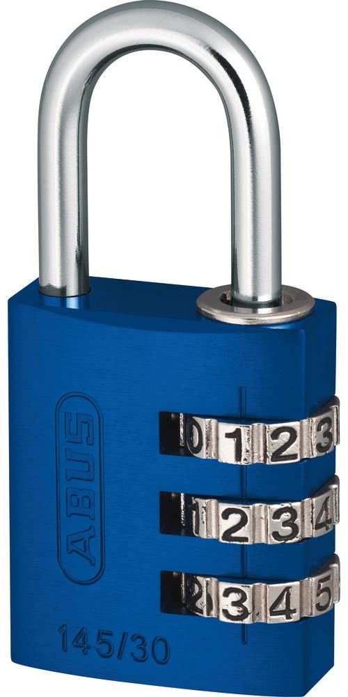 ABUS 46614 Combination Lock 145/30 Blue