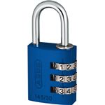 Cadenas ABUS ABVS46614 bleu avec serrure à combinaison