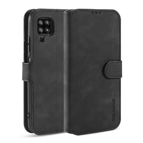 Coque Portefeuille en PU avec support Pour Samsung Galaxy A42 5G - Smart Stand Noir