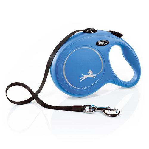flexi New Classic Tape Lead Large - 8m - Blue
