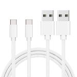 Cable USB-C pour Samsung A20E - A40 - A50 - A70 - A80 - Cable chargeur Type  USB-C Blanc 1 Mètre [LOT 3] Phonillico® - Cdiscount Téléphonie