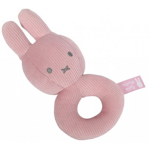 nijntje hochet - Pink Ribsérie série peluche fille 16 cm rose