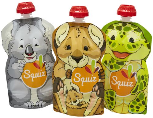 Lot de 3 Gourdes souples Australia