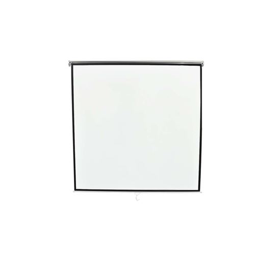 vidaXL Ecran de projection 200 x 200 cm Blanc mat