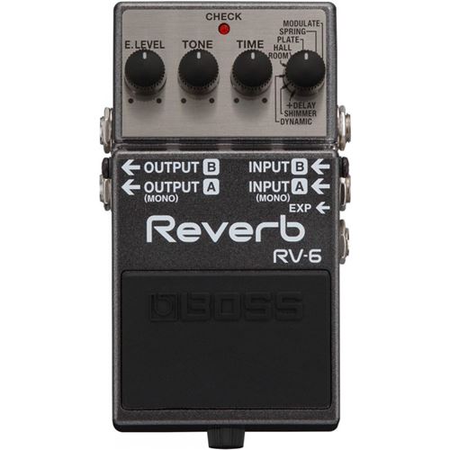 Pédale d'effet pour guitare effet Hall BOSS RV-6