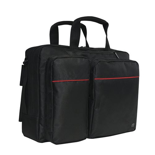 Sacoche convertible Sac à dos Mobilis - pour ordinateur portable 14-16'' - Noir