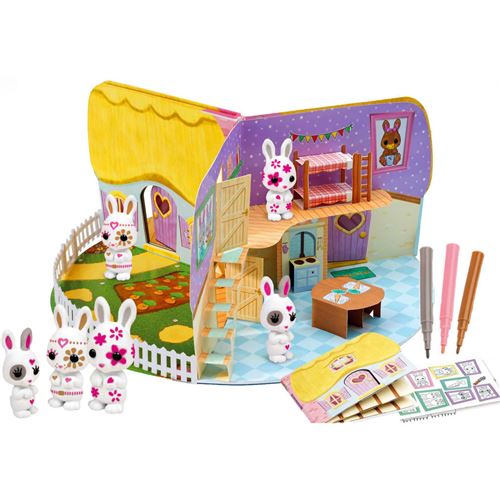 Fuzzikins Maison de jeu 3D escamotable