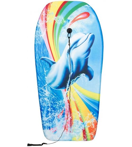 Waimea bodyboard Print IIjunior mousse 94 cm bleu/jaune