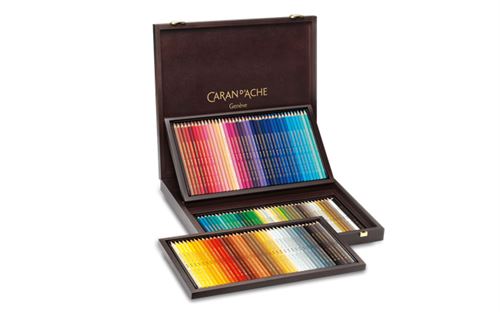 Coffret Bois 120 Crayons De Couleurs Supracolor&reg; - Caran D'ache 