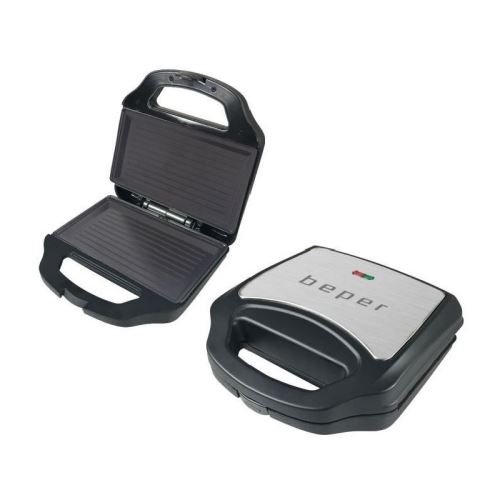BEPER BT.200 Machine a sandwish - 700 W - Noir et Acier