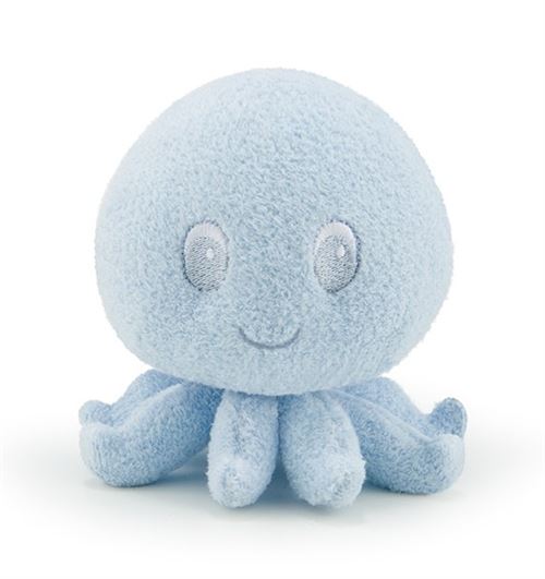 Trudi peluche Peluche Pieuvre bébé hochet 10 cm bleu