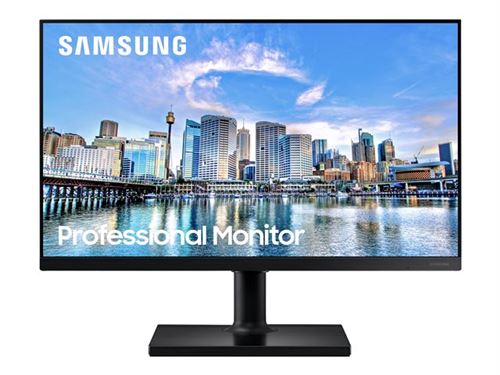 Samsung F24T450FQR - T45F Series - LED-monitor - 24 - 1920 x 1080 Full HD (1080p) @ 75 Hz - IPS - 250 cd/m² - 1000:1 - 5 ms - 2xHDMI, DisplayPort - zwart