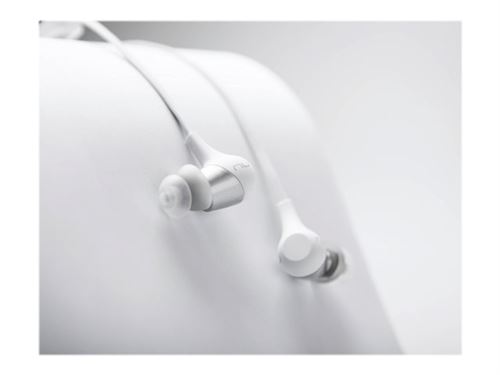 NuForce BE2 - In-ear hoofdtelefoons met micro - inwendig - Bluetooth - draadloos - rijpwit