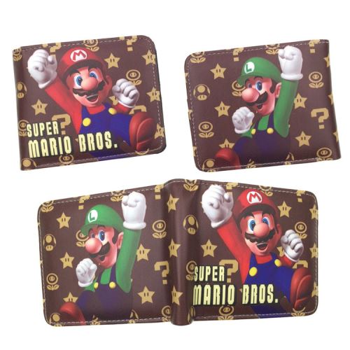 Portefeuille en PU cuir - cadeaux personnalisés - Super Mario #253