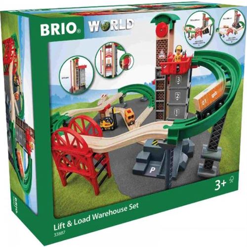 Brio World 33887 Playset Grand circuit plateforme multimodale