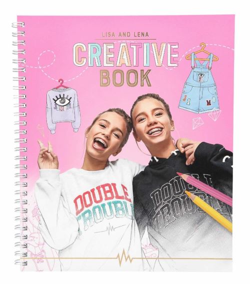 Depesche Lisa & Lena J1MO71 Cahier à colorier créatif