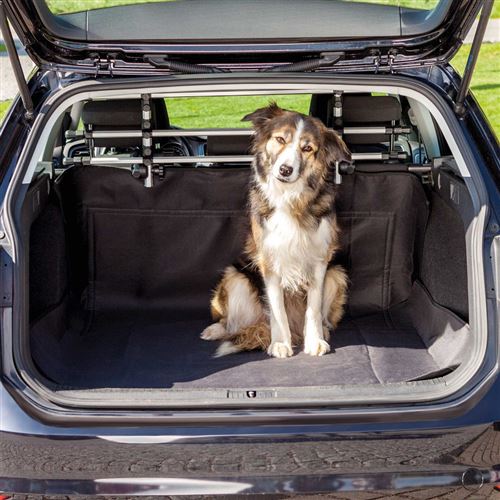 Trixie - Couverture de coffre auto pour chiens 120x150 cm Noir Noir