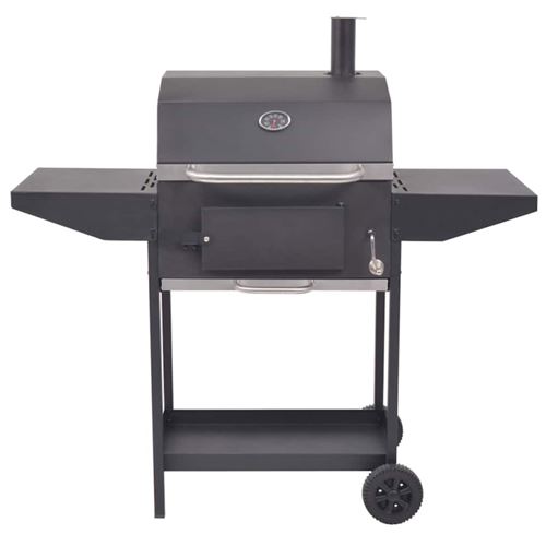 vidaXL Barbecue au charbon de bois avec étagère inférieure vidaXL Barbecue au Charbon de Bois et Etagère Inférieure