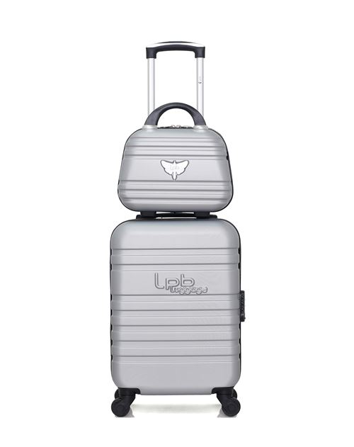 Set de 2 valises LPB | AURELIA-H Gris en ABS