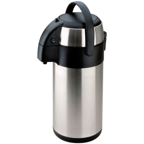 Olympia Gris Pichet À Pompe Inox 2,5 L - Image 1