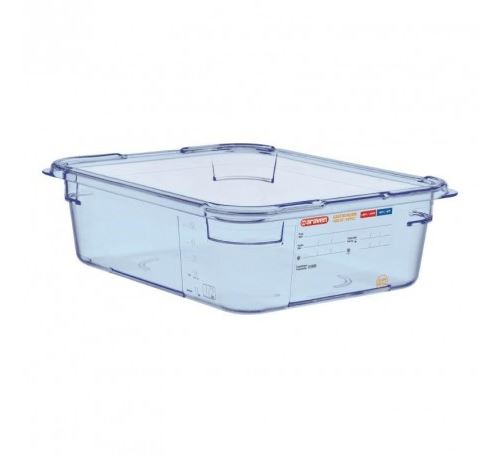 Boîte hermétique en ABS bleue sans BPA - Araven GN 1/2 - Plastique ABS
