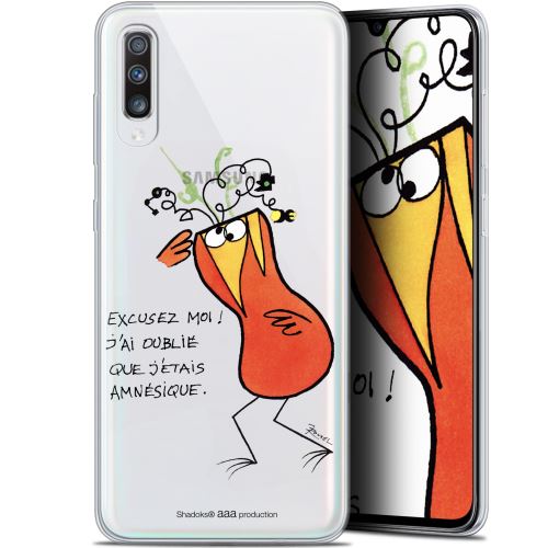 Coque Pour Samsung Galaxy A70 (6.7 ) Extra Fine Les Shadoks ? Amnésie