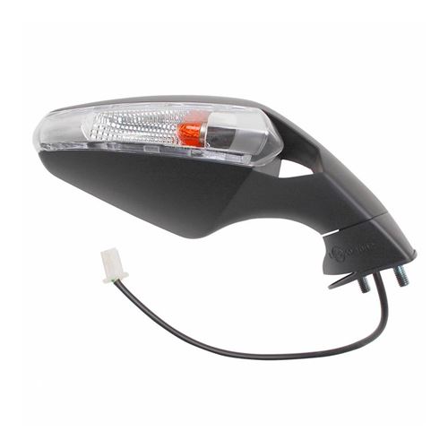 Retroviseur 50 a boite adaptable derbi 50 gpr 2006+ avec clignotant droit (homologue ce) -vicma-