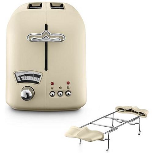 Delonghi CT021.BG Grille-Pain 20x29x16 cm 800W Beige Jasmin