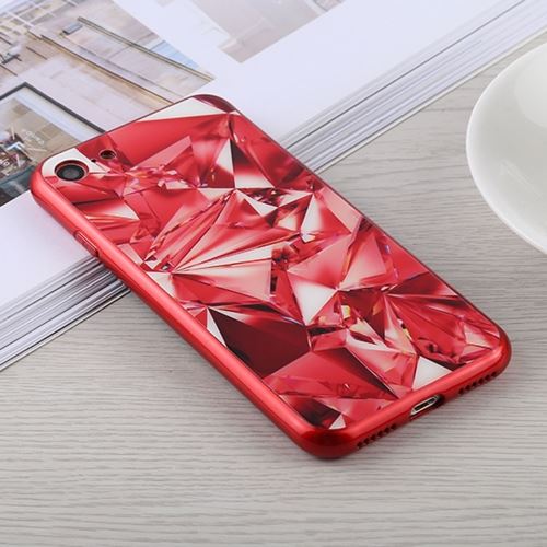 Iphone 8 Coque Protection Plastique Dégradé Rouge Als89834