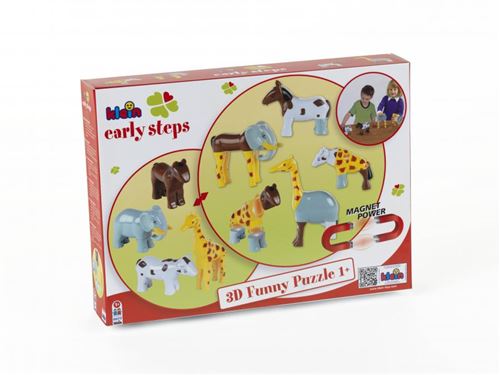 Funny puzzle - 4 animaux magnetiques