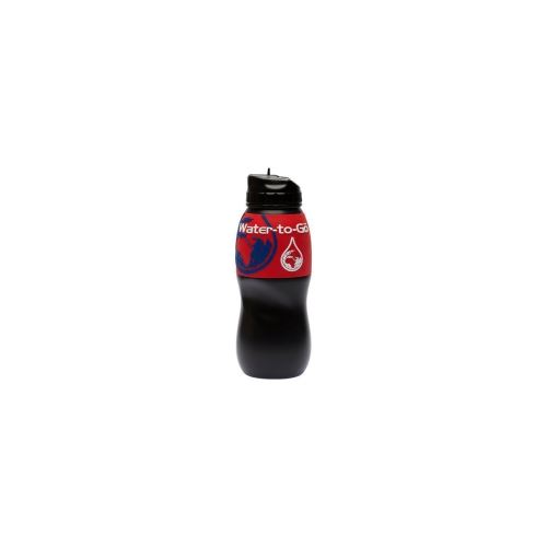 Gourde Water-To-Go Water Filter Black /Pink 750 mL