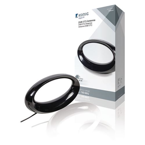 König KNANIR3502B Antenne intérieure Dvb-t / t2 38 Db Vhf / Uhf
