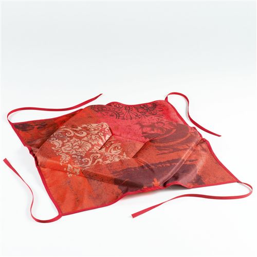 galette 4 rabats 36 x 36 x 3.5 cm polyester imprime roxane
