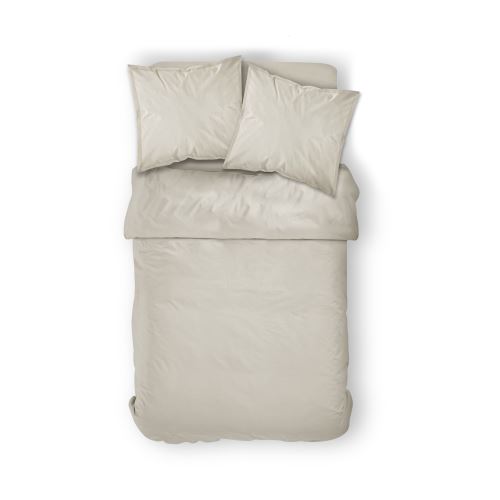 Housse de couette 2 personnes 240 x 220 cm Ivoire