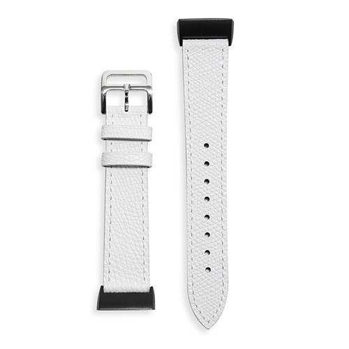 Bracelet en cuir souple pour Fitbit Charge2 - Blanc
