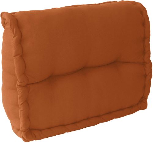 NO NAME - Coussin cale-rein en coton coloré Terracota