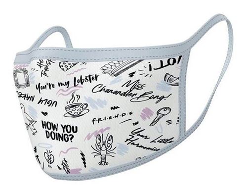Masque - Friends - Phrases - Lot De 2