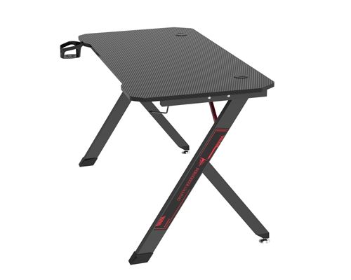 Bureau Gaming Premium Balder-120 Black Red 113 X 60 X 75 Cm Berserker Gaming